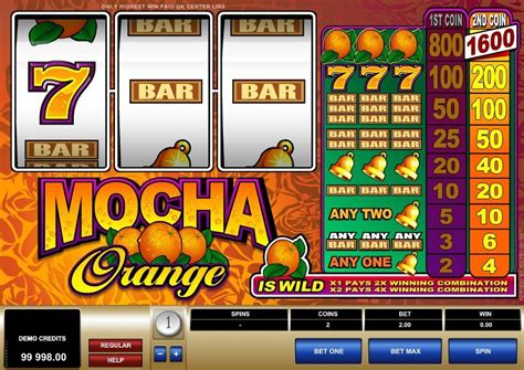 mocha orange microgaming|Mocha Orange Slot » Free To Play » Microgaming .